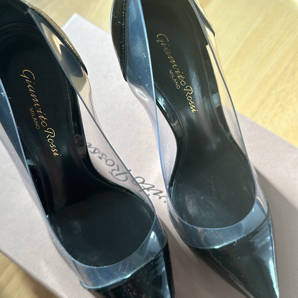 Gianvito Rossi plexi heels pumps size 35 - Picture 8 of 14